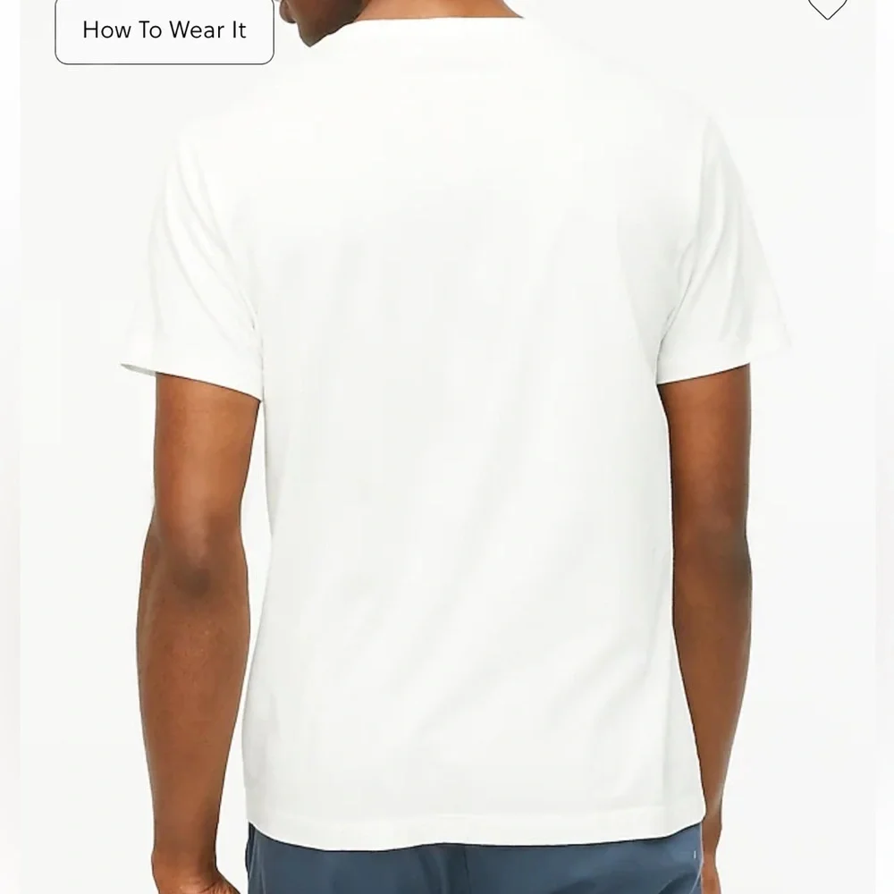 J crew Washed jersey V-neck tee